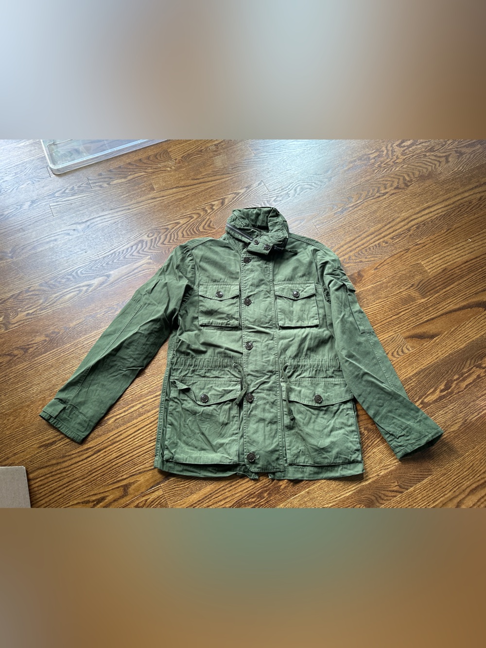 J. Crew Olive Green Mechanic Military Field Jacket Small men